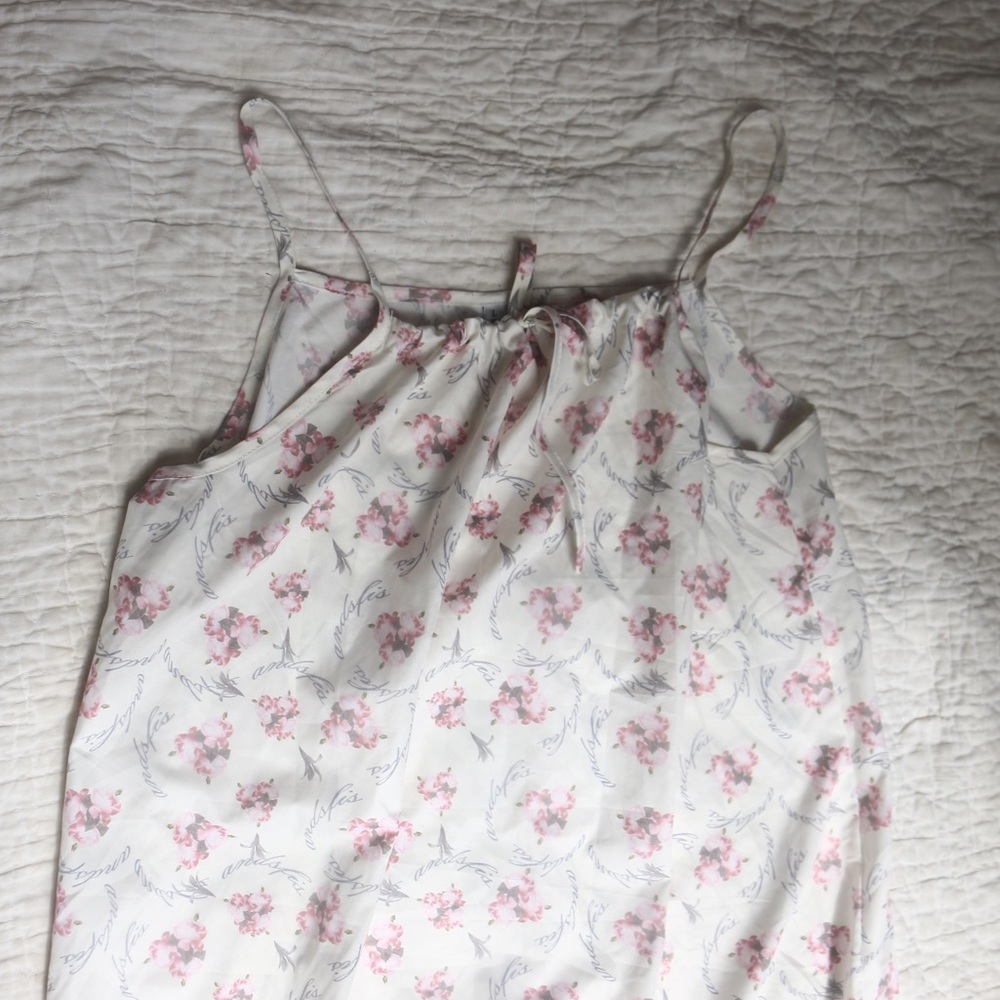 🦋MISSLOOK Summer White, Roses, Ruffles Maxi Dress - Picture 2 of 12